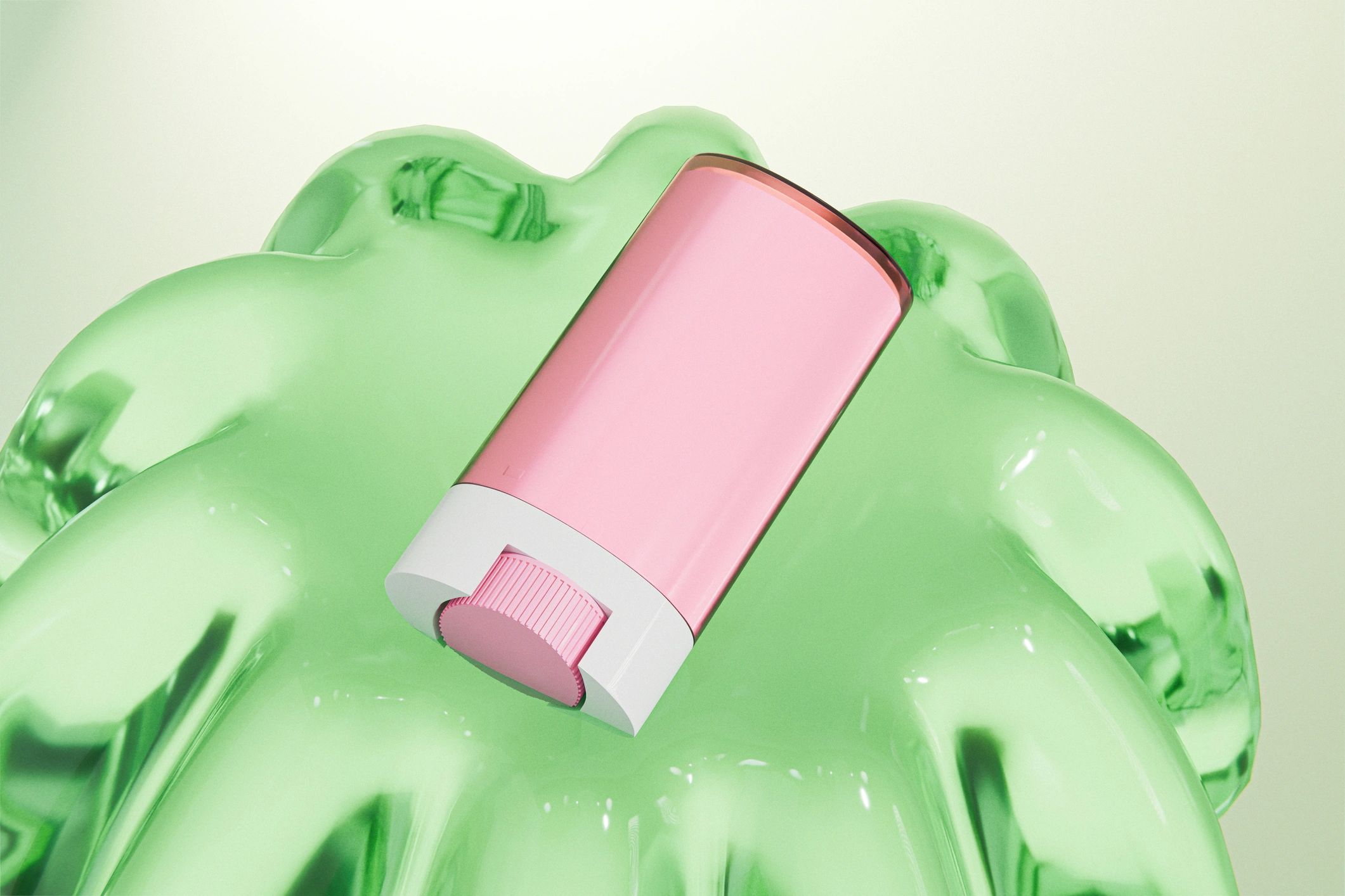 Premium skincare products styled in a luxe editorial composition